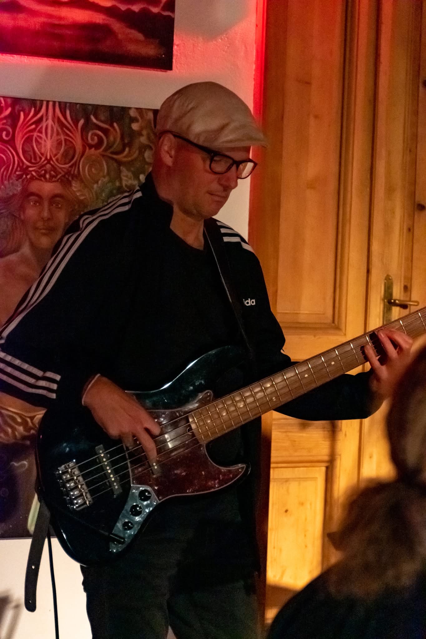 Peter Fürhapter am Bass